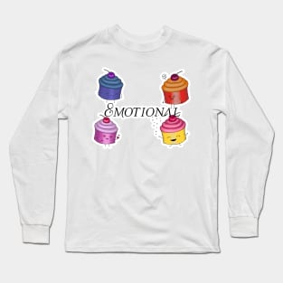 Emotional Lil Cupcakes Long Sleeve T-Shirt